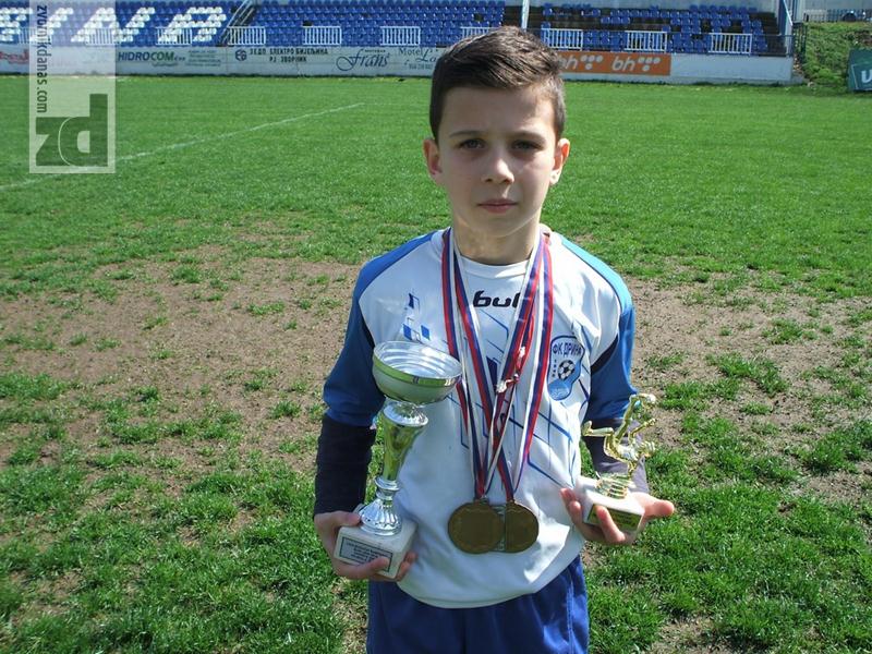 Photo of Nikola Mićić jedan od bisera Škole fudbala Drine iz Zvornika