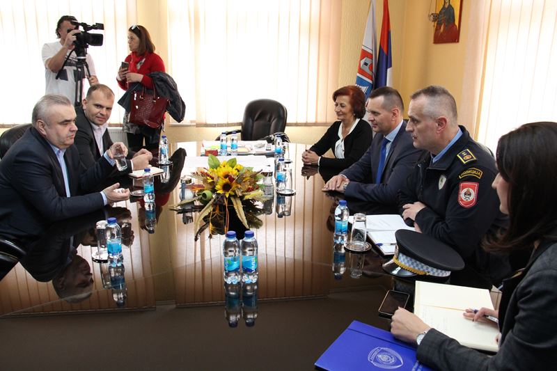 Photo of Lukač i Stevanović ocijenili da je saradnja Policijske uprave i Gradske uprave veoma dobra