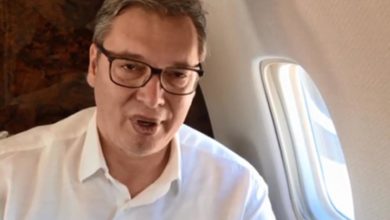 Photo of Vučić na putu za Pariz, iz aviona poslao video-poruku građanima