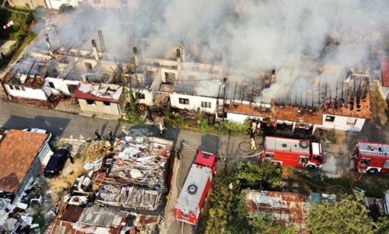 Photo of Veliki požar u sarajevskom naselju Buća Potok, vatra uništila više kuća